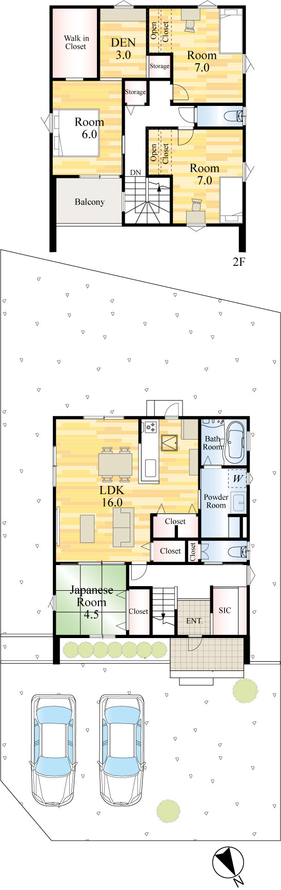 Lumina Terrace 飯塚駅西7号地 間取り図