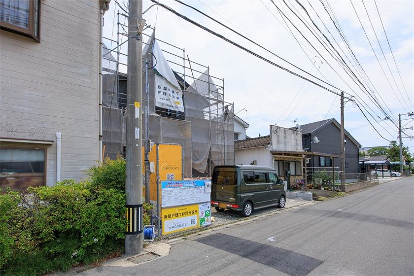 建築中の現地（2026年8月完成予定）