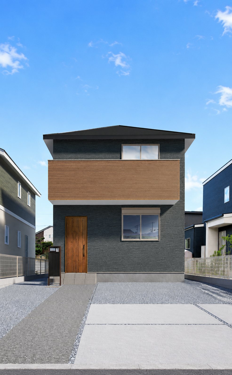 サンコート 鳥栖市宿町1号地 完成済み新築戸建てのメインビジュアル