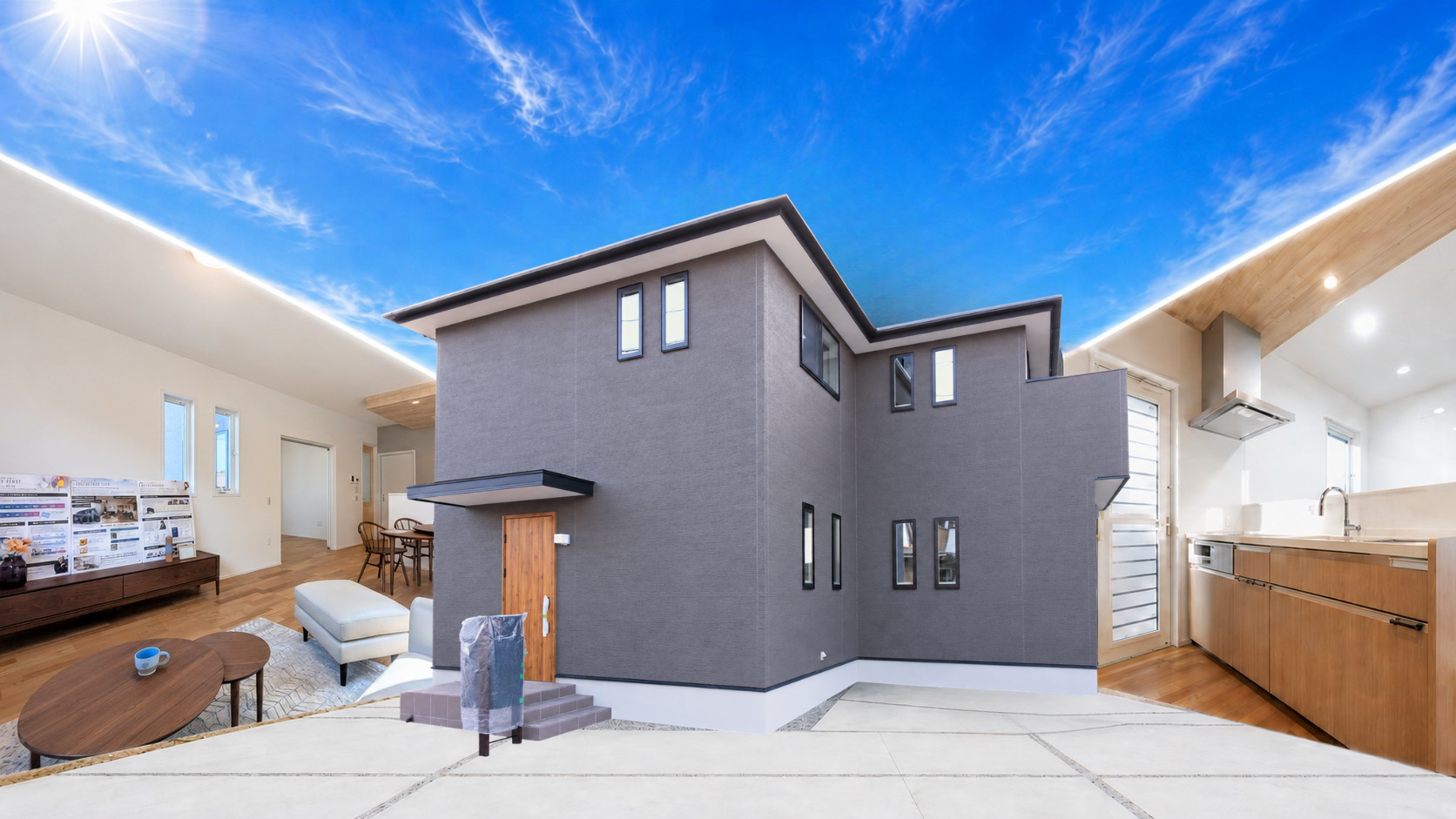 サンコート 八幡西区町上津役西2丁目4号地 完成済み新築戸建てのメインビジュアル