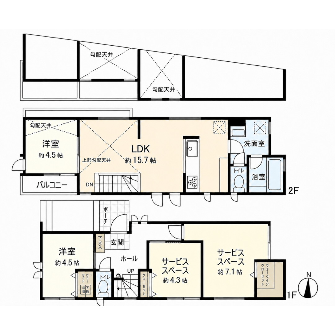 B号棟 間取り図