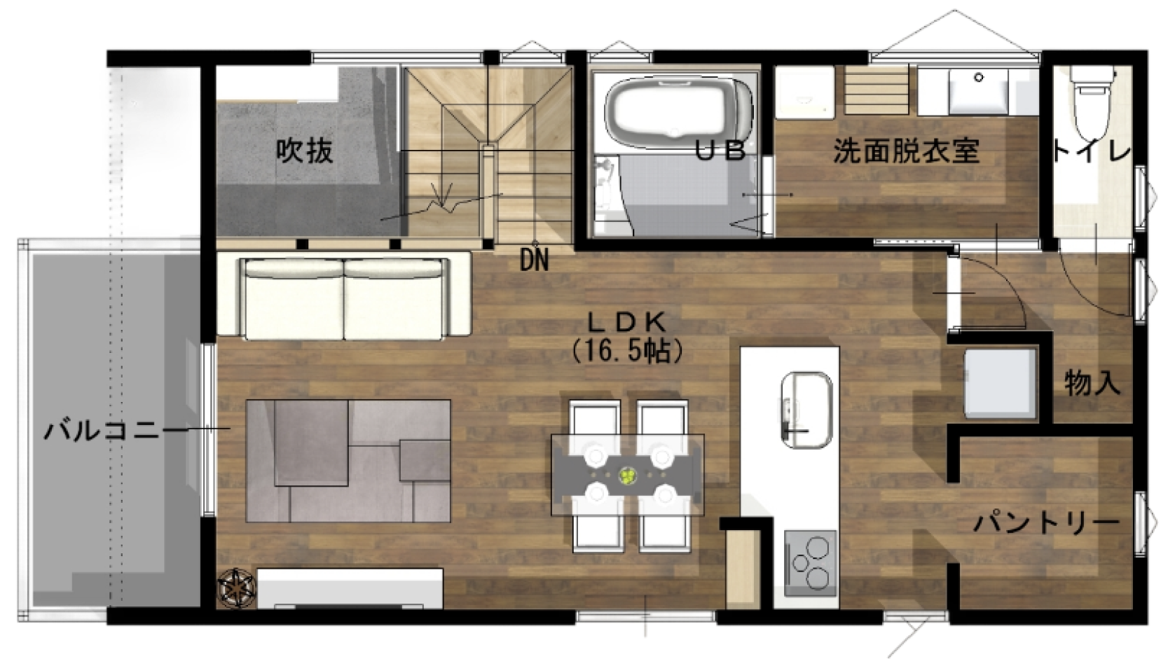 2階間取り図