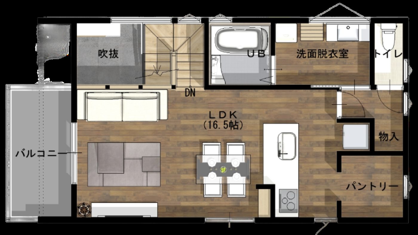 2階間取り図
