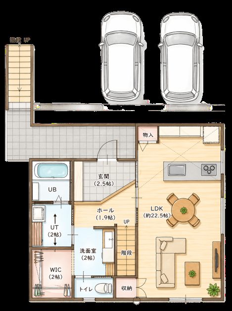 1階間取り図