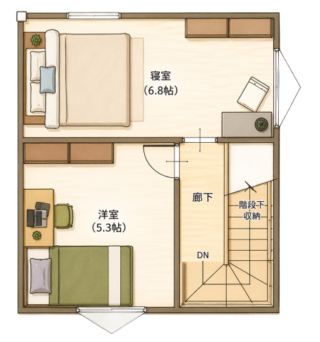 2階間取り図