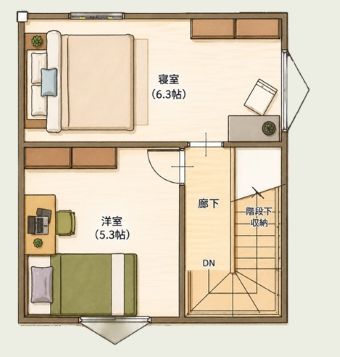 2階間取り図