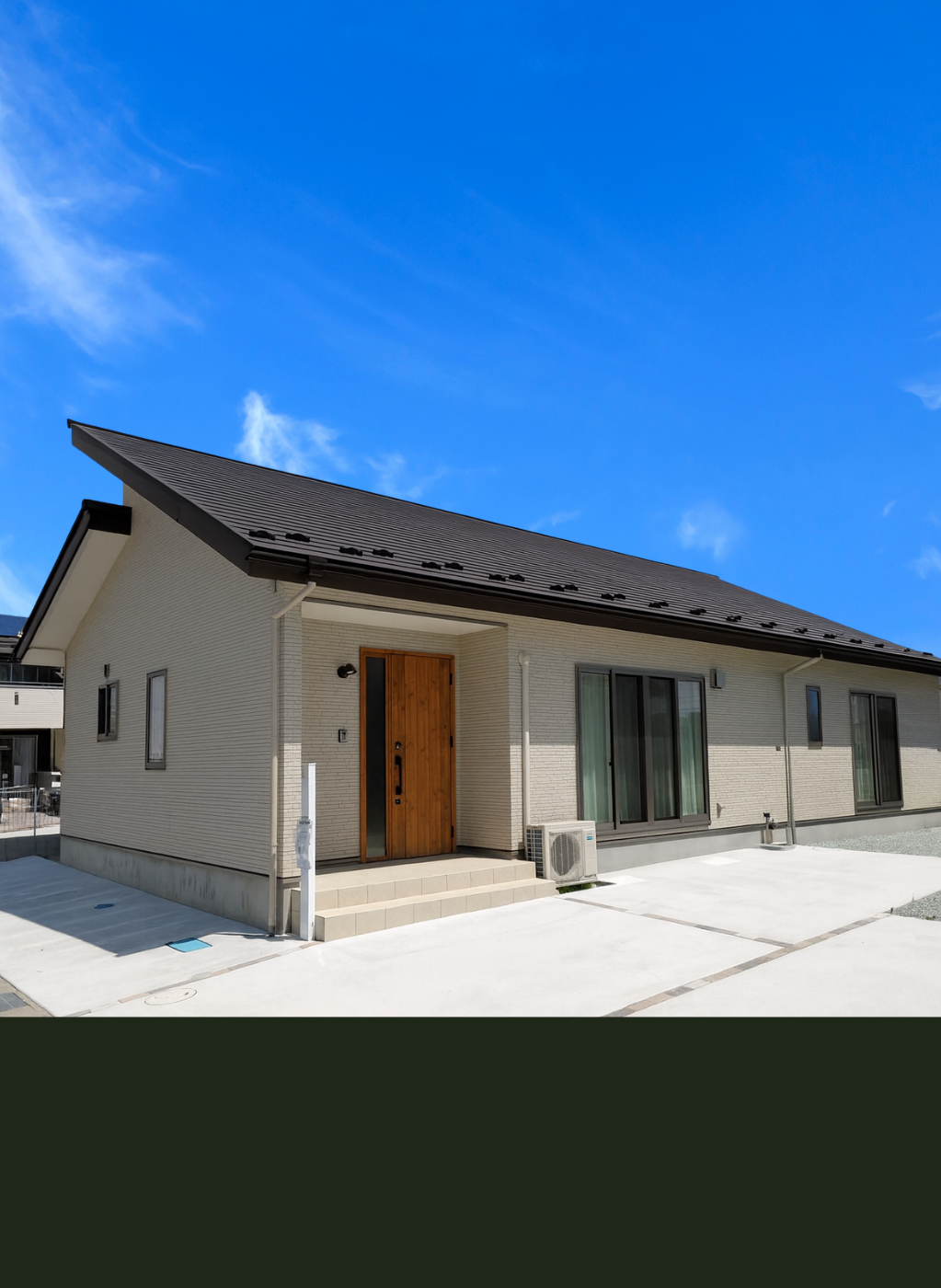 大崎市古川穂波6丁目 完成済みモデルハウス平屋のメインビジュアル