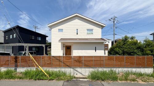 施工事例 31坪の3LDK 白×木目のナチュラル住宅