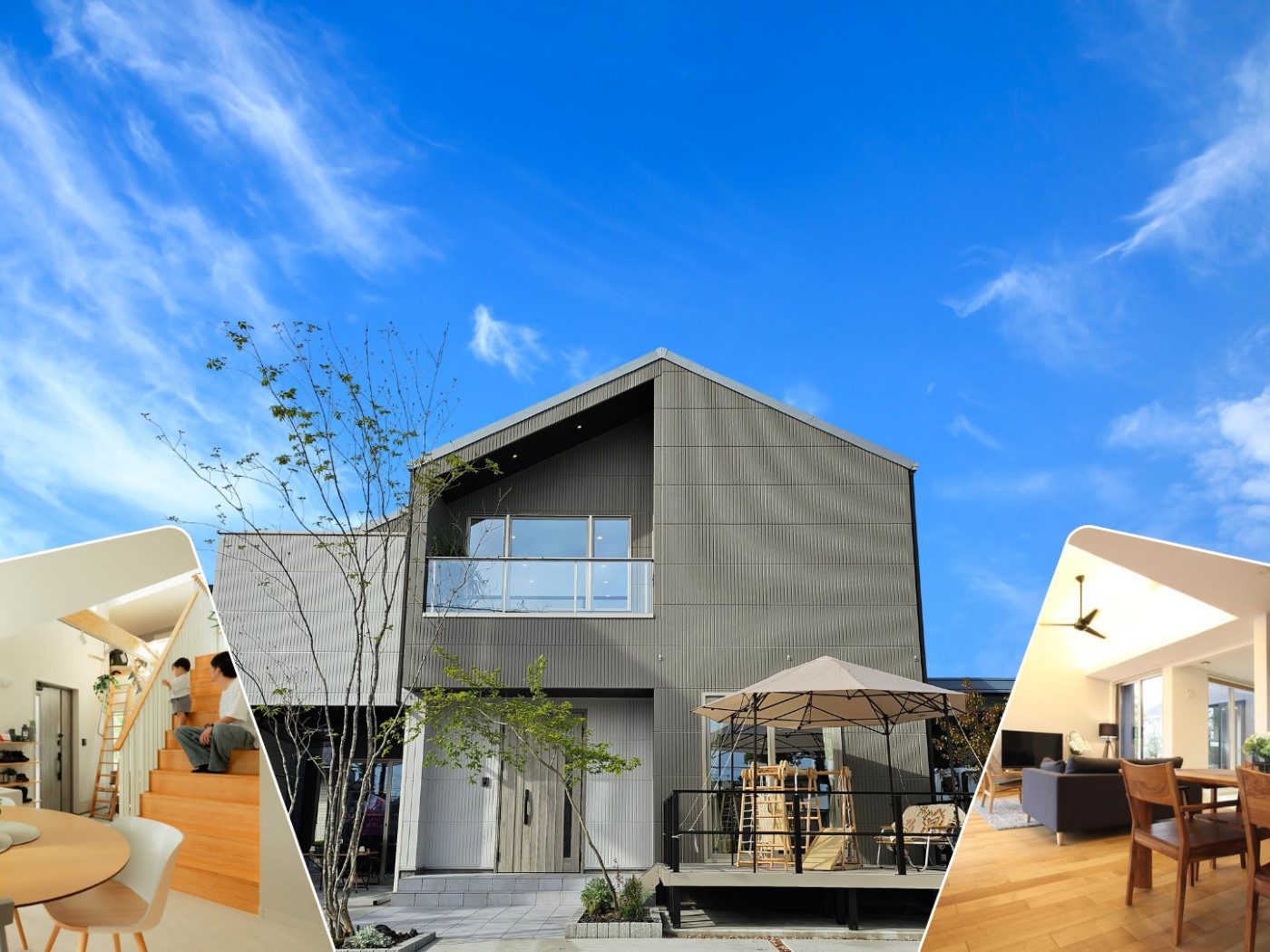ユニバーサルホーム 八代店 モデルハウス外観／すご基礎×心地ゆか・一階全面床暖房標準